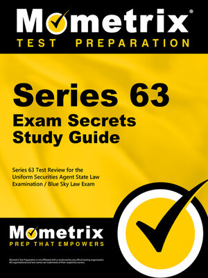 cover image of Series 63 Exam Secrets Study Guide